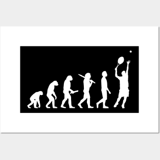 Funny Tennis Evolution Gift For Tennis Players Posters and Art